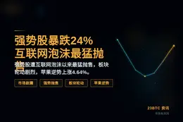 强势股暴跌24%，创互联网泡沫以来最剧抛售