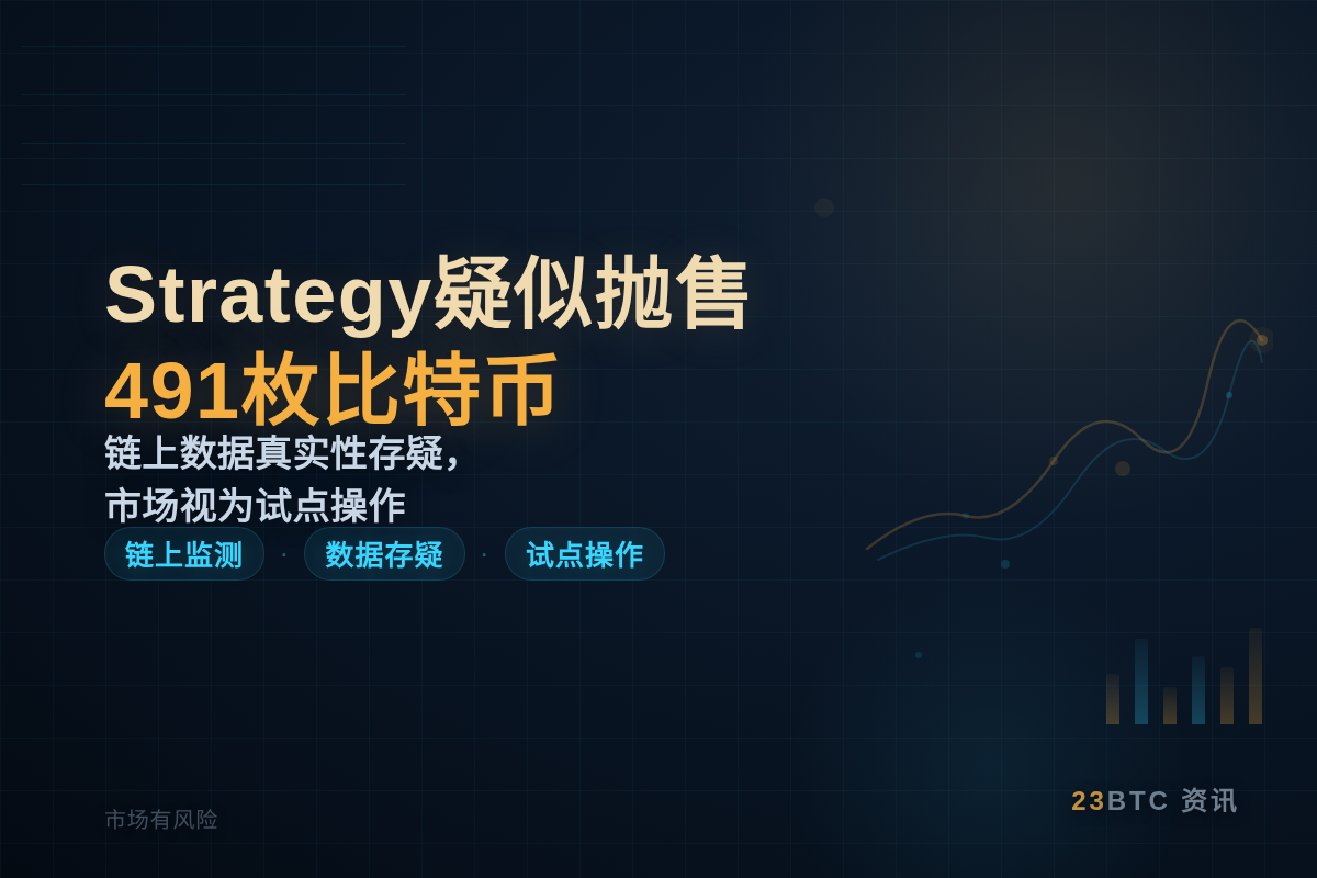 Strategy疑似抛售491枚比特币