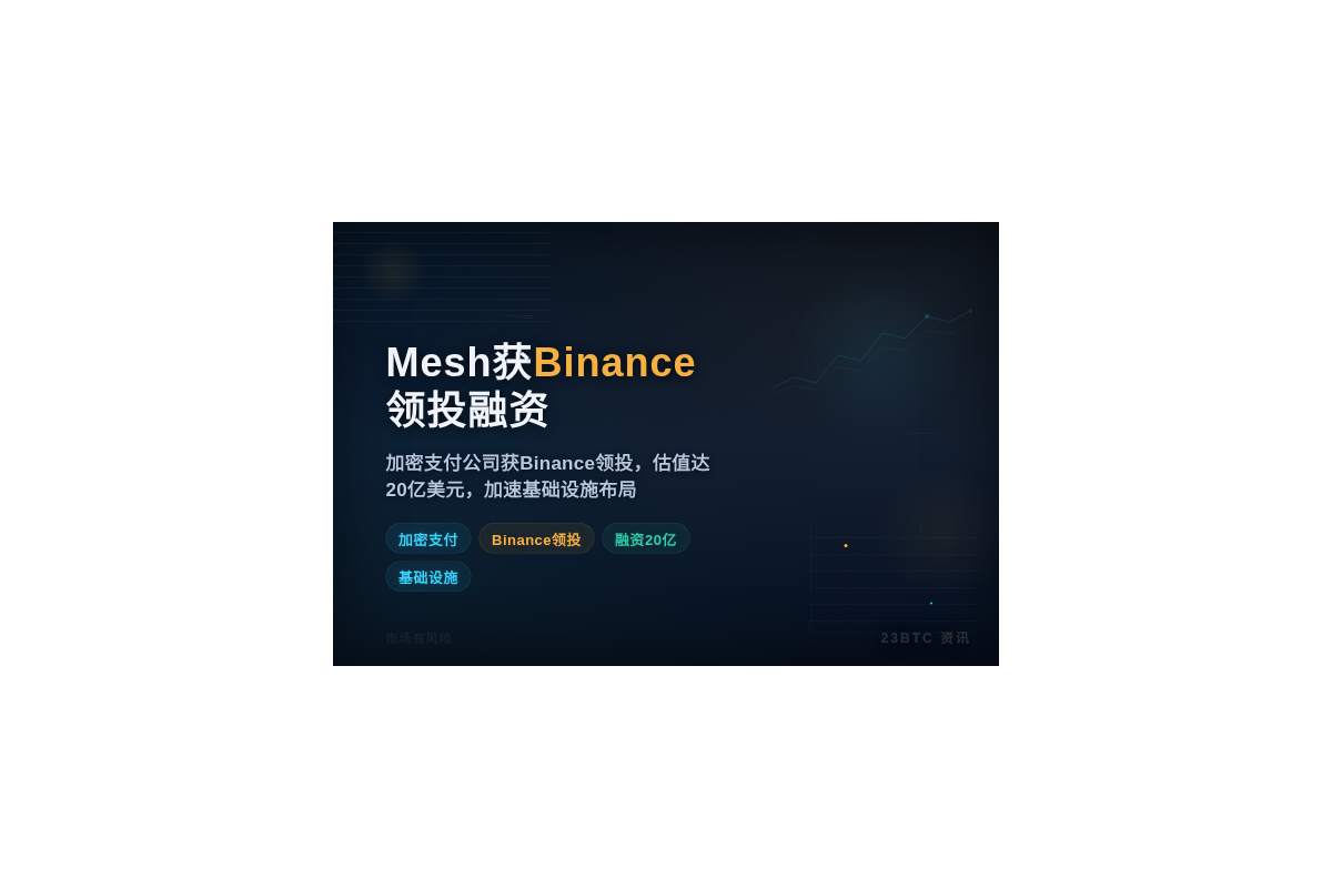 Mesh获Binance领投融资插图1 Mesh获Binance领投融资
