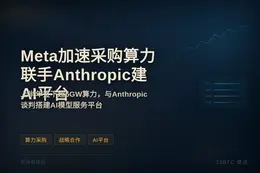 Meta加速采购算力 联手Anthropic建AI平台