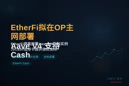 EtherFi拟在OP主网部署Aave V4支持Cash