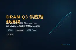 DRAM Q3供应短缺持续