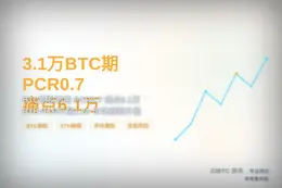 3.1万BTC期PCR0.7痛点6.1万