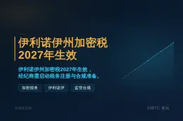 伊利诺伊州加密税2027年生效