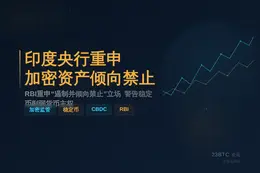 印度央行重申加密资产倾向禁止