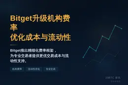 Bitget升级机构费率，优化成本与流动性
