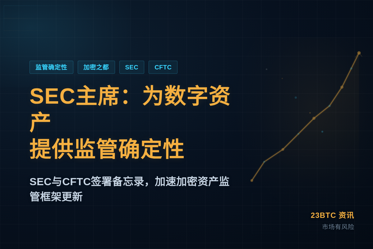 SEC主席:为数字资产提供监管确定性插图1 SEC主席:为数字资产提供监管确定性