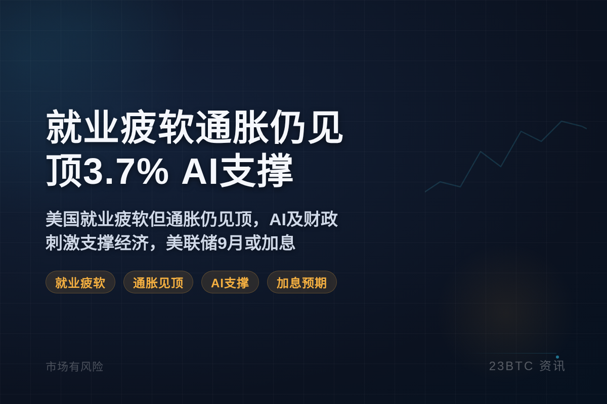 就业疲软通胀仍见顶3.7% AI支撑