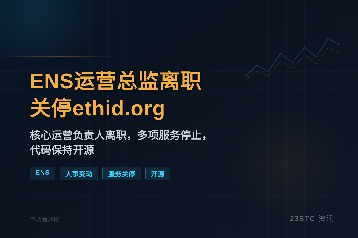 ENS运营总监离职关停ethid.org插图1 ENS运营总监离职关停ethid.org