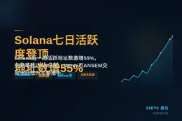 Solana七日活跃度登顶地址数增55%