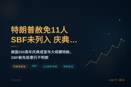 特朗普赦免11人SBF未赦庆典表态成焦点