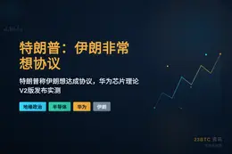 特朗普：伊朗非常想协议，因葬礼放假一周