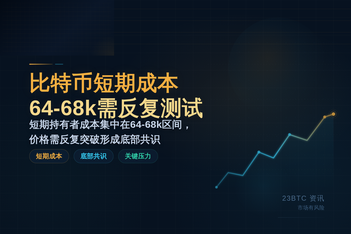 比特币短期成本64-68k需反复测试插图1 比特币短期成本64-68k需反复测试