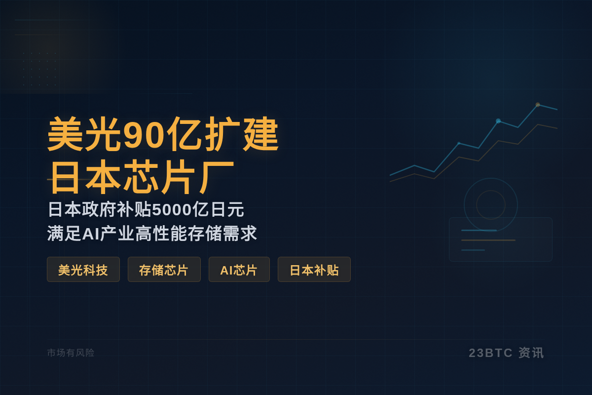 美光90亿扩建日本芯片厂,2028投产插图1 美光90亿扩建日本芯片厂,2028投产