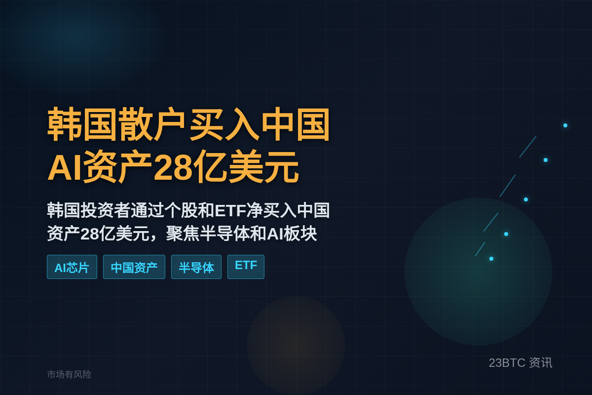 韩国散户上半年买入中国AI资产28亿美元插图1 韩国散户上半年买入中国AI资产28亿美元