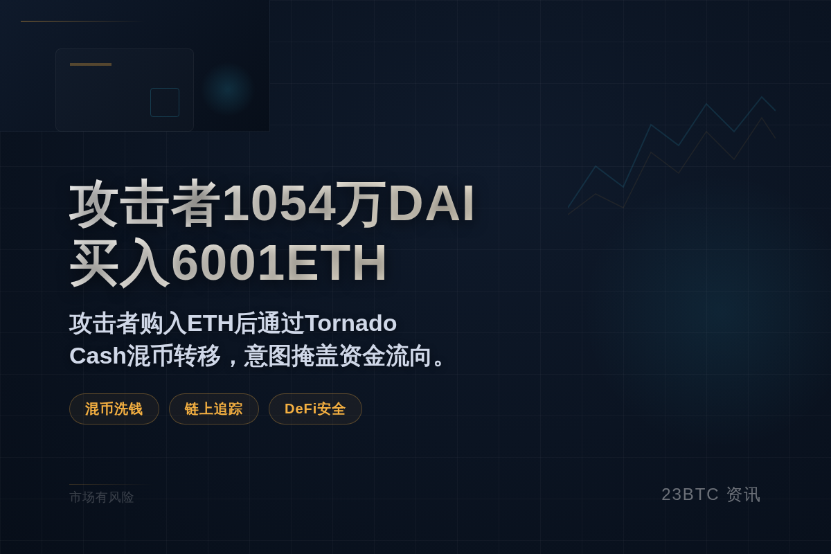 攻击者1054万DAI买入6001ETH插图1 攻击者1054万DAI买入6001ETH