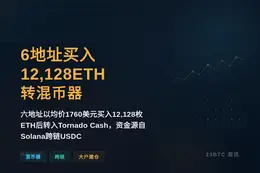 6地址2h买入12128ETH@1760
