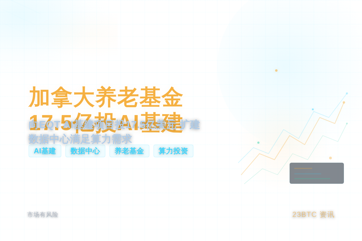加拿大养老基金17.5亿美元投AI基建插图1 加拿大养老基金17.5亿美元投AI基建