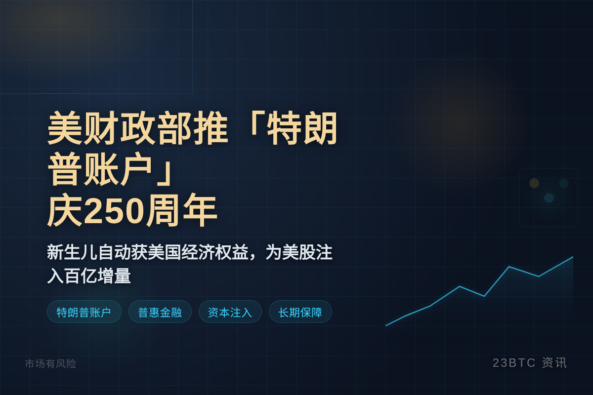 美财政部推「特朗普账户」庆250周年插图1 美财政部推「特朗普账户」庆250周年