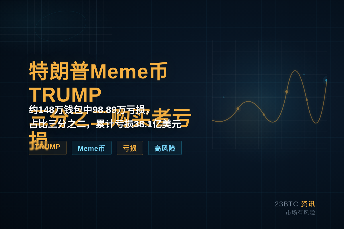 特朗普Meme币TRUMP三分之二购买者亏损插图 特朗普Meme币TRUMP三分之二购买者亏损