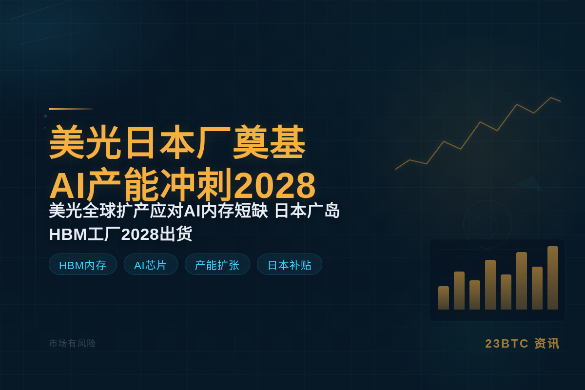 美光日本工厂奠基，AI产能冲刺2028