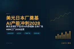 美光日本工厂奠基，AI产能冲刺2028