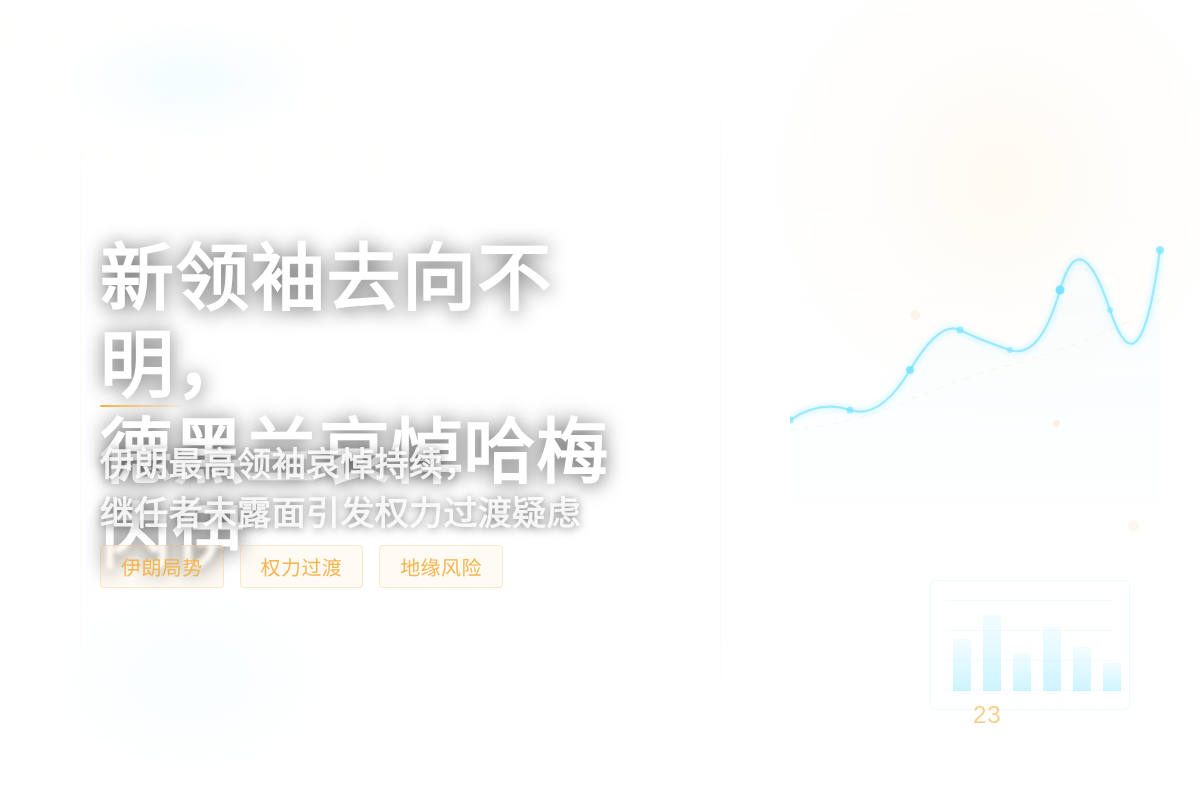 新领袖去向不明，德黑兰哀悼哈梅内伊
