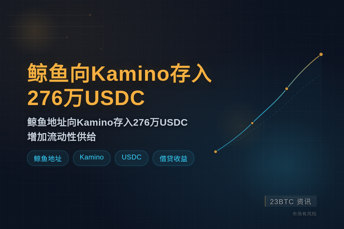鲸鱼向Kamino存入276万USDC插图1 鲸鱼向Kamino存入276万USDC