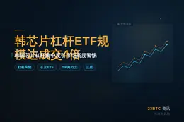 韩芯片杠杆ETF规模达成交4倍