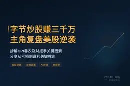 字节炒股赚三千万主角复盘美股逆袭