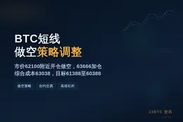 2026-07-06 02:18:59 BTC短线做空策略调整