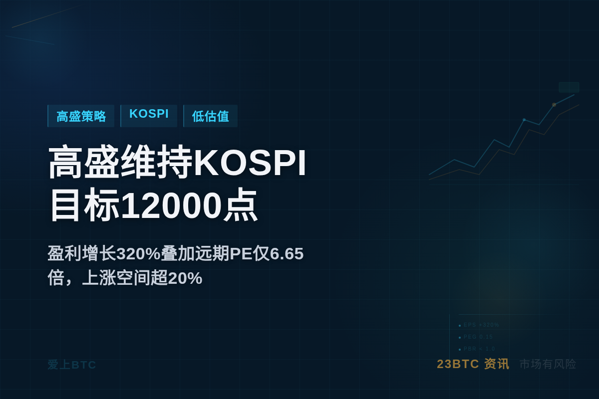 高盛维持韩国KOSPI目标12000点,上涨空间超20%插图1 高盛维持韩国KOSPI目标12000点,上涨空间超20%