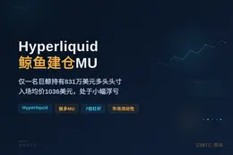 Hyperliquid两大鲸鱼建仓MU，多头均价1019美元