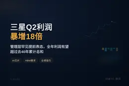 三星Q2财报前瞻：利润暴增18倍