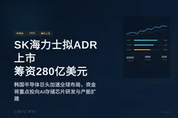 SK 海力士拟通过ADR上市筹资43万亿韩元