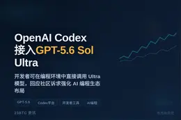 OpenAI Codex接入GPT-5.6 Sol Ultr