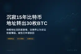 沉寂15年比特币地址转出30枚BTC