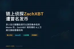 链上侦探ZachXBT遭冒名发币