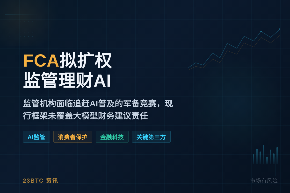 英国FCA拟扩权监管理财AI