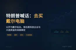特朗普喊话：去买戴尔电脑