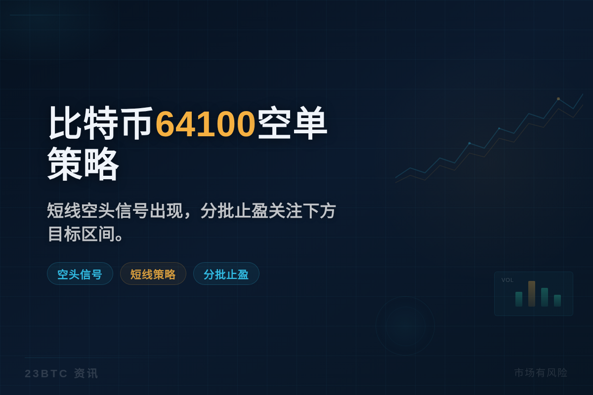 比特币64100空单策略