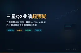 三星Q2财报强劲超预期