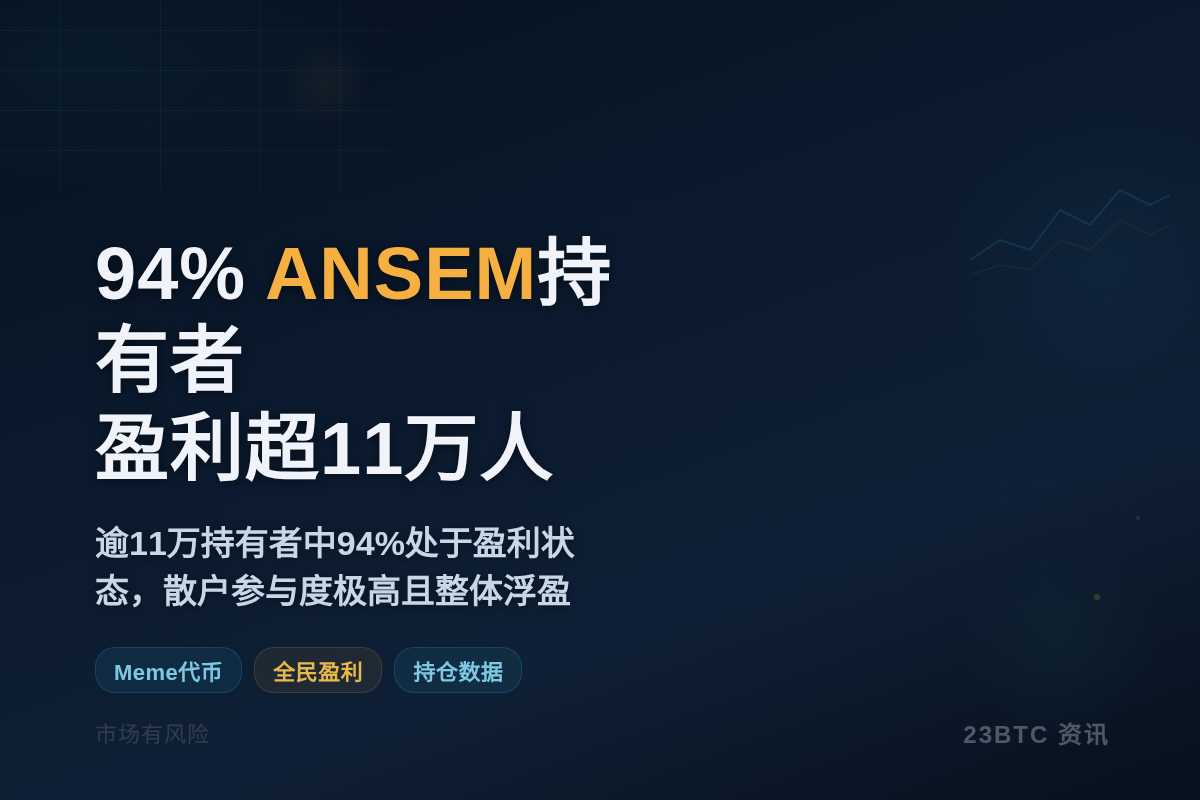 94% ANSEM持有者盈利,超11万人!插图1 94% ANSEM持有者盈利,超11万人!