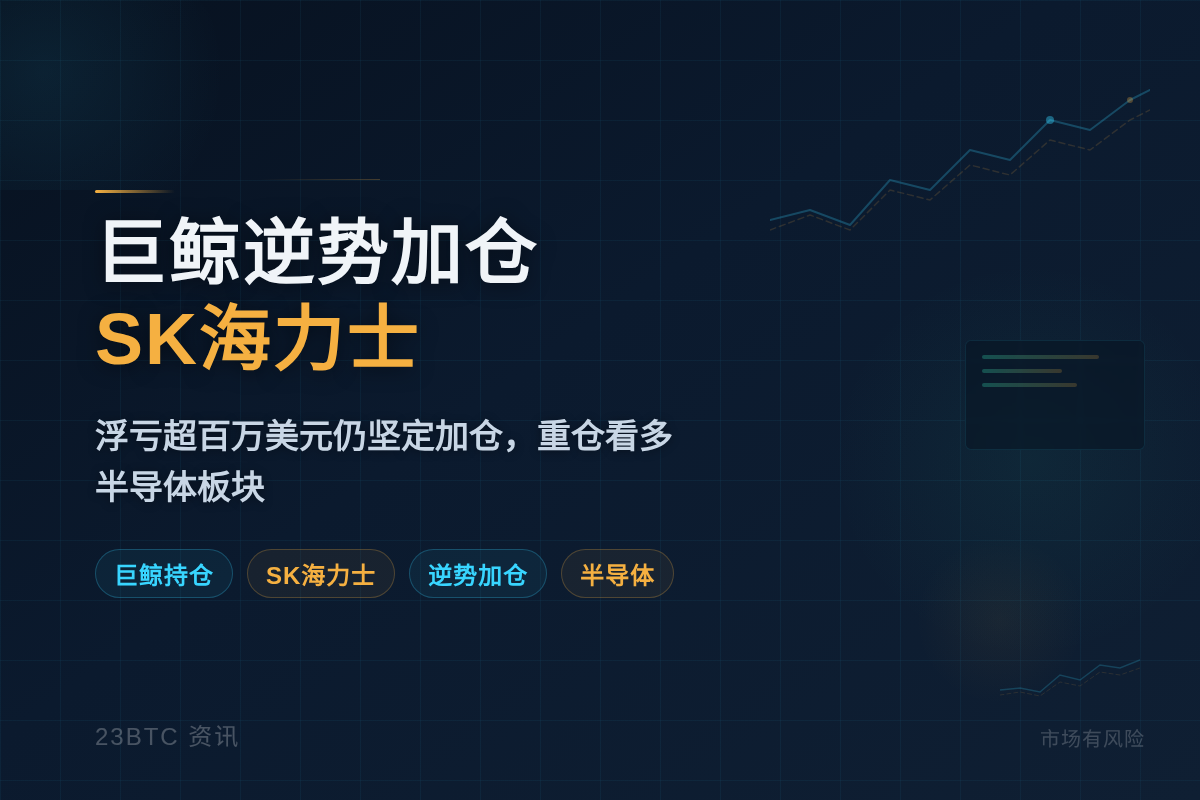 巨鲸逆势加仓SK海力士插图1 巨鲸逆势加仓SK海力士