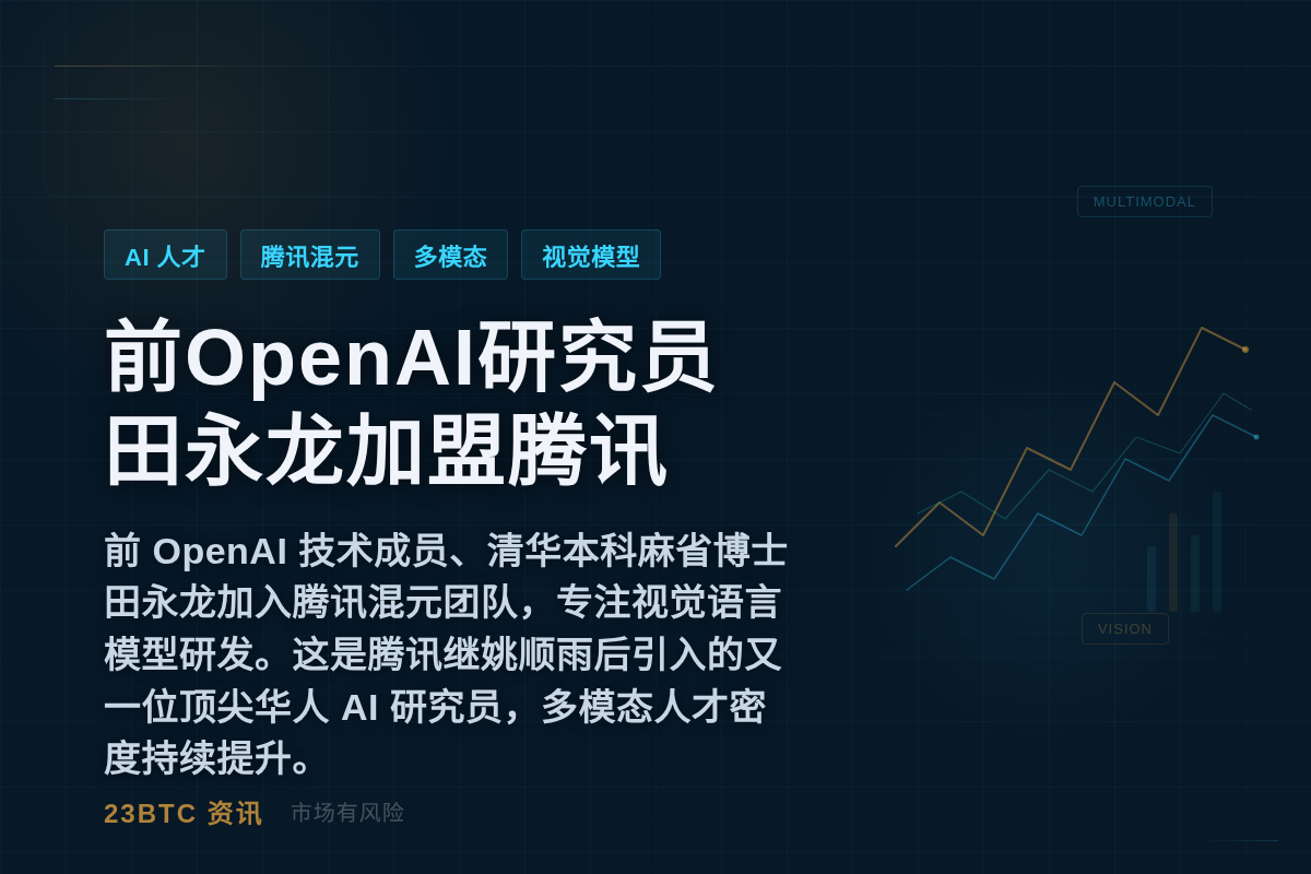前OpenAI研究员田永龙加盟腾讯插图1 前OpenAI研究员田永龙加盟腾讯