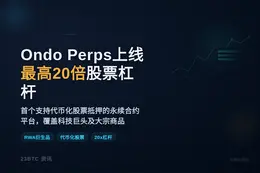 Ondo Perps上线，最高20倍股票杠杆