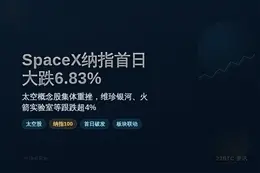 SpaceX纳指首日大跌6.83%创新低