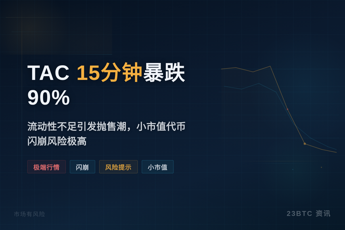 TAC 15分钟暴跌90%插图1 TAC 15分钟暴跌90%