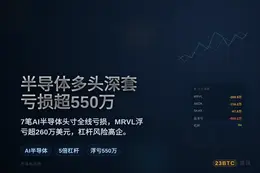 巨鲸追踪：半导体多头深套亏超550万