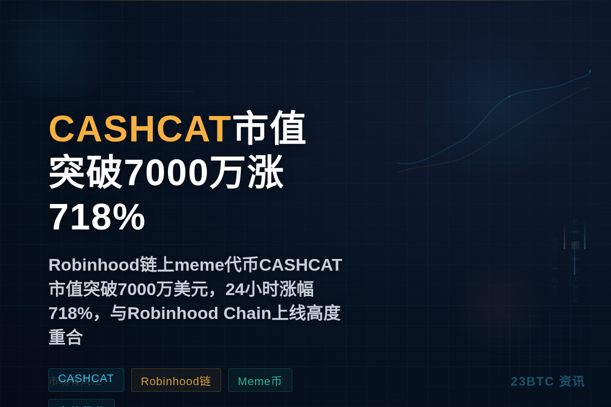 CASHCAT市值突破7000万涨718%插图1 CASHCAT市值突破7000万涨718%
